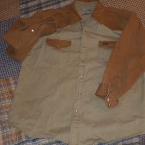 Carhartt, pearl snap, long sleeve